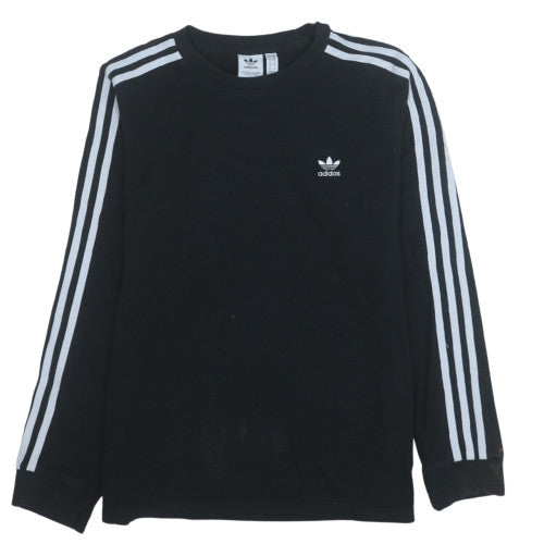 Womens UK Size M adidas Black Pullover Sweatshirt