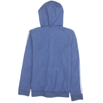 Womens UK Size S adidas Blue Full Zip Hoodie