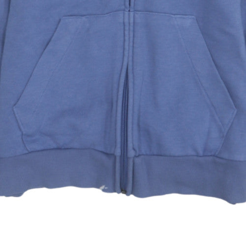 Womens UK Size S adidas Blue Full Zip Hoodie