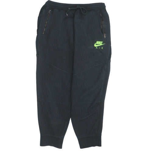 Nike Men's Black Jogger Sweatpants L Fleece Drawstring Tapered Leg