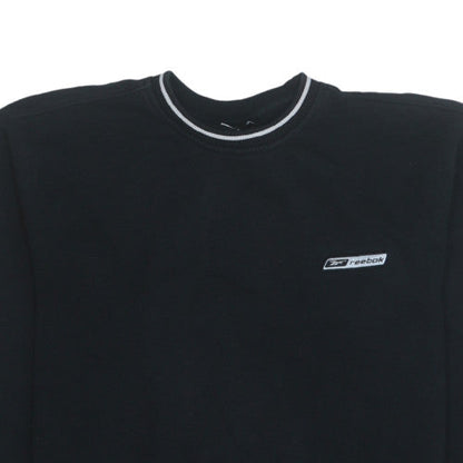 Mens UK Size L Reebok Black Pullover Sweatshirt