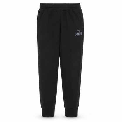 Puma Men Black Jogger Sweatpants M Regular Fit Fleece Activewear