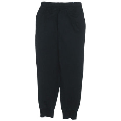 Puma Men Black Jogger Sweatpants M Regular Fit Fleece Activewear