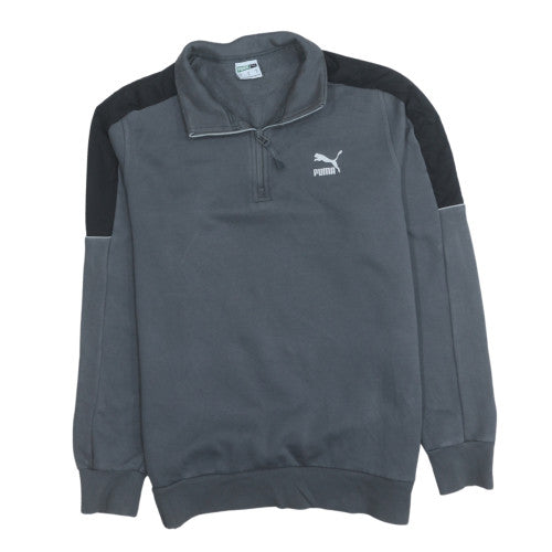 Mens UK Size M PUMA Grey Pullover Sweatshirt