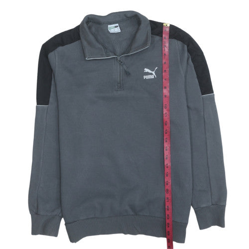 Mens UK Size M PUMA Grey Pullover Sweatshirt