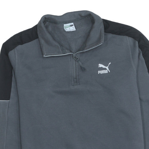 Mens UK Size M PUMA Grey Pullover Sweatshirt