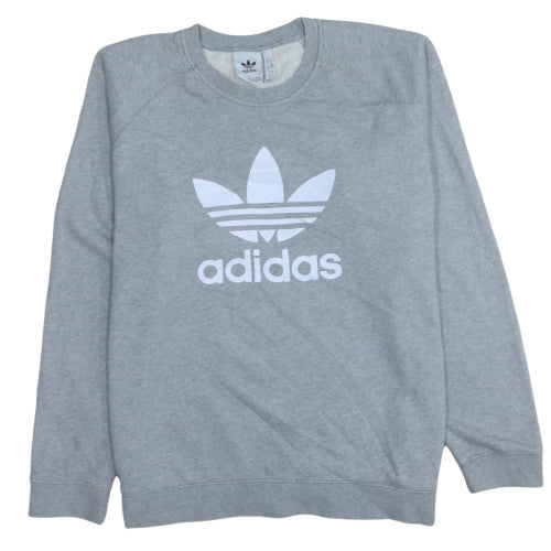Mens UK Size XL adidas Grey Pullover Sweatshirt