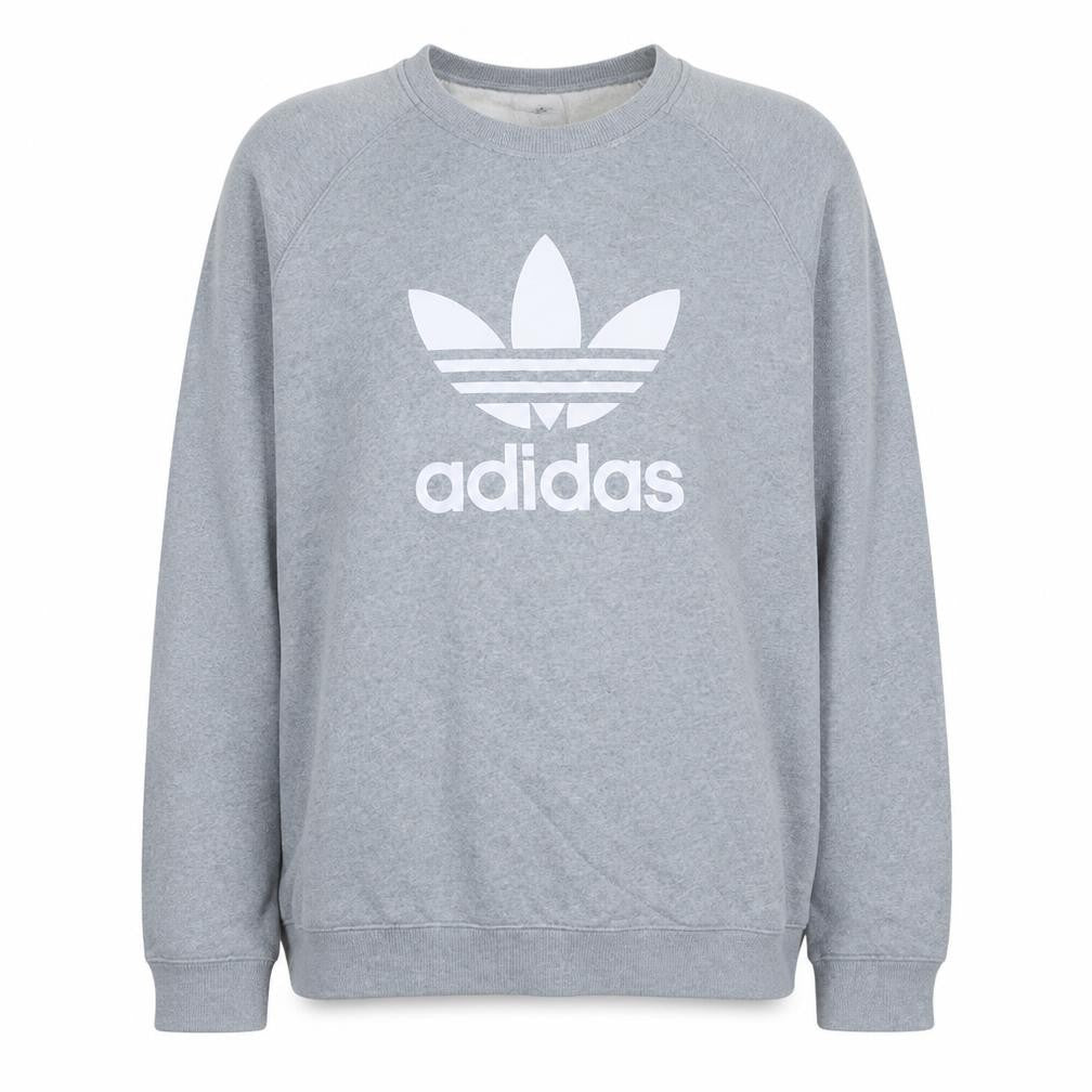 Mens UK Size XL adidas Grey Pullover Sweatshirt