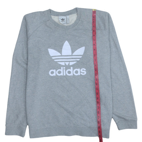 Mens UK Size XL adidas Grey Pullover Sweatshirt