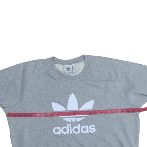 Mens UK Size XL adidas Grey Pullover Sweatshirt