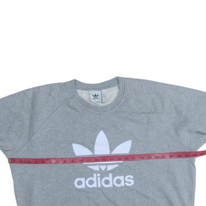Mens UK Size XL adidas Grey Pullover Sweatshirt