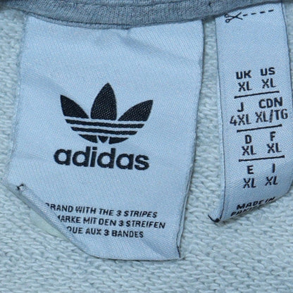 Mens UK Size XL adidas Grey Pullover Sweatshirt
