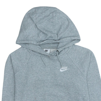 Womens UK Size XS Nike Grey Pullover Hoodie