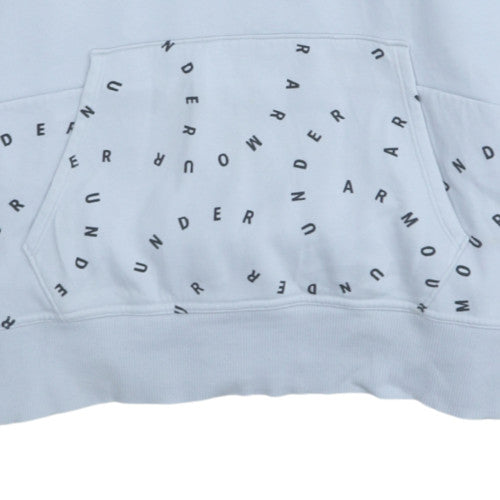 Mens UK Size S Under armour White Pullover Hoodie