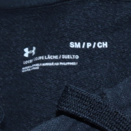 Mens UK Size S Under armour Black Pullover Hoodie