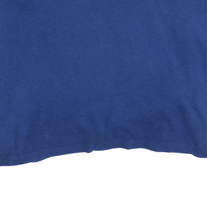 Ralph Lauren Men's Blue 2XL Half Zip Cotton Jumper Big & Tall