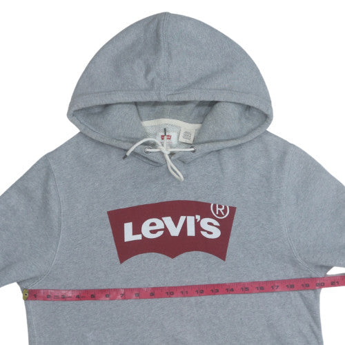 Mens UK Size M Levi's Grey Pullover Hoodie