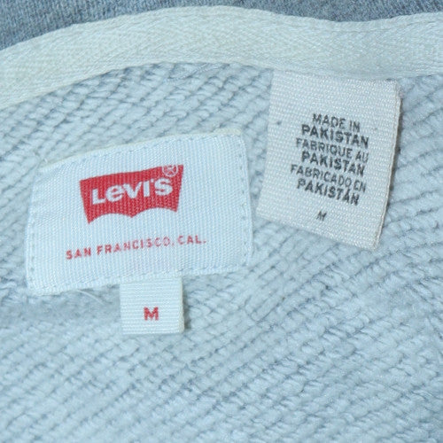 Mens UK Size M Levi's Grey Pullover Hoodie