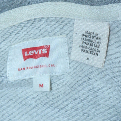 Mens UK Size M Levi's Grey Pullover Hoodie