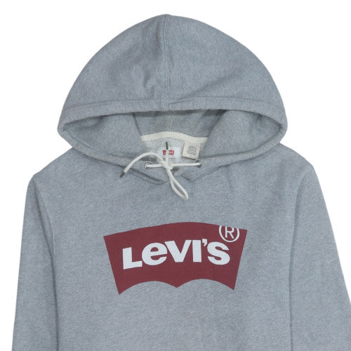 Mens UK Size M Levi's Grey Pullover Hoodie