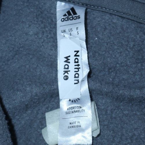 Mens UK Size S adidas Grey Pullover Hoodie