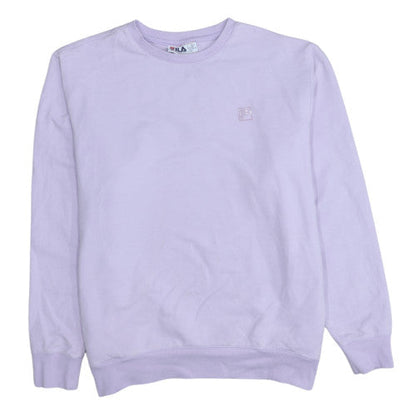 Womens UK Size 2XL FILA Purple Pullover Sweatshirt