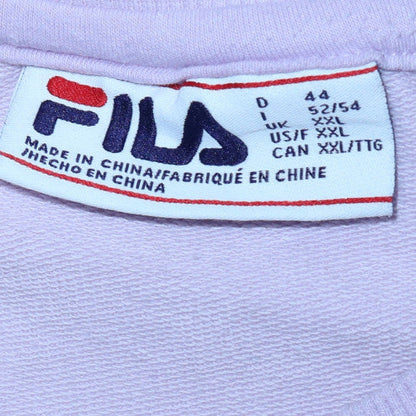 Womens UK Size 2XL FILA Purple Pullover Sweatshirt
