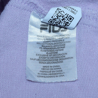 Womens UK Size 2XL FILA Purple Pullover Sweatshirt