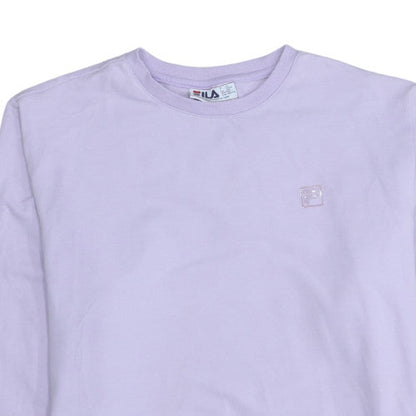 Womens UK Size 2XL FILA Purple Pullover Sweatshirt