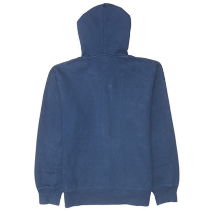 Mens UK Size M Nike Blue Full Zip Hoodie