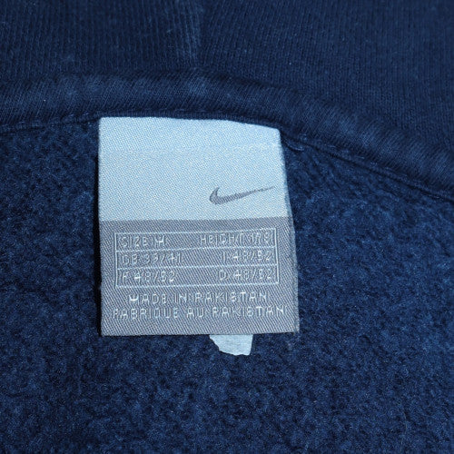 Mens UK Size M Nike Blue Full Zip Hoodie