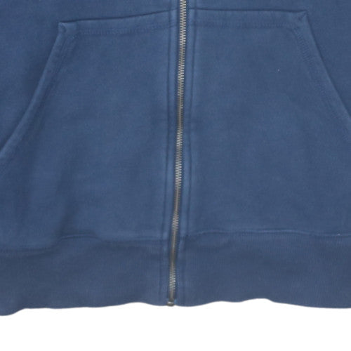 Mens UK Size M Nike Blue Full Zip Hoodie