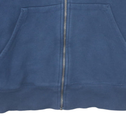 Mens UK Size M Nike Blue Full Zip Hoodie