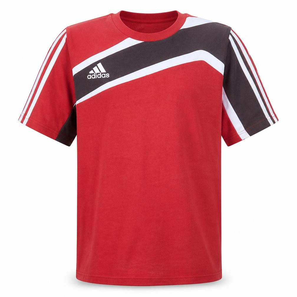 Adidas Men's Red Short Sleeve Crew Neck Graphic T-Shirt 2XL