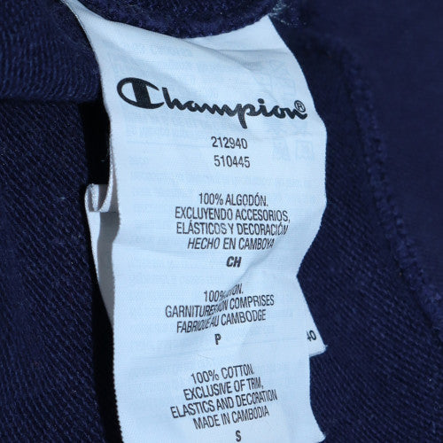 Womens UK Size S Champion Blue Pullover Hoodie