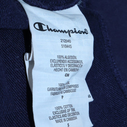 Womens UK Size S Champion Blue Pullover Hoodie