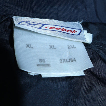 Reebok Mens Navy 2XL Hooded Windbreaker Jacket with Full Zip