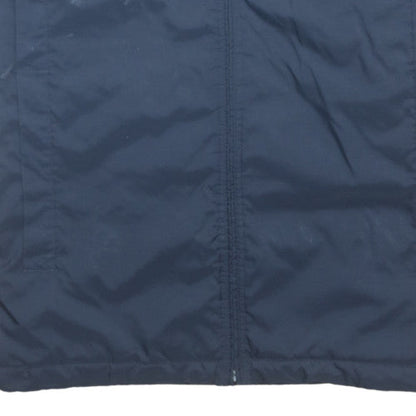 Reebok Mens Navy 2XL Hooded Windbreaker Jacket with Full Zip