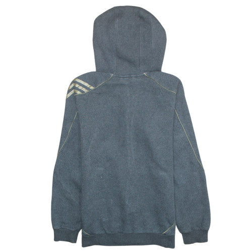 Mens UK Size XL adidas Grey Full Zip Hoodie