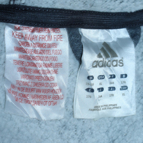 Mens UK Size XL adidas Grey Full Zip Hoodie