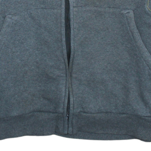 Mens UK Size XL adidas Grey Full Zip Hoodie