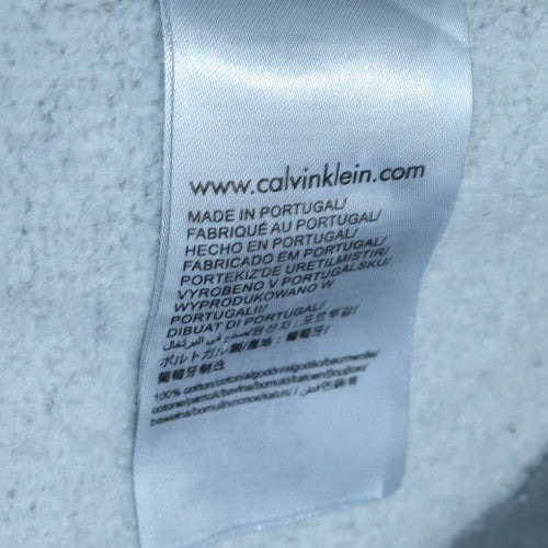 Mens UK Size L Calvin Klein Jeans Grey Pullover Sweatshirt