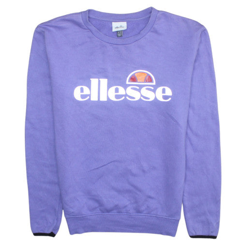 Womens UK Size 8 ellesse Purple Pullover Sweatshirt