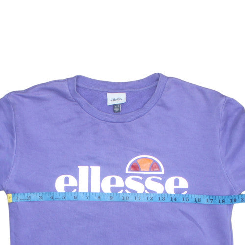 Womens UK Size 8 ellesse Purple Pullover Sweatshirt