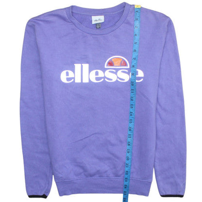 Womens UK Size 8 ellesse Purple Pullover Sweatshirt