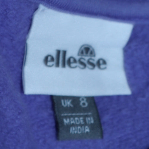 Womens UK Size 8 ellesse Purple Pullover Sweatshirt