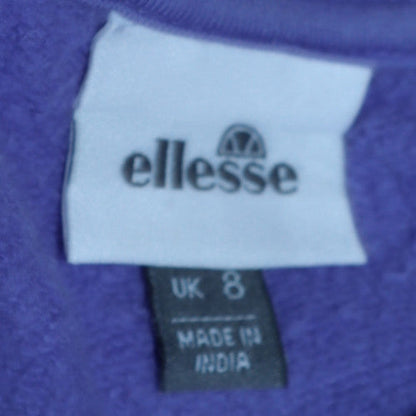 Womens UK Size 8 ellesse Purple Pullover Sweatshirt