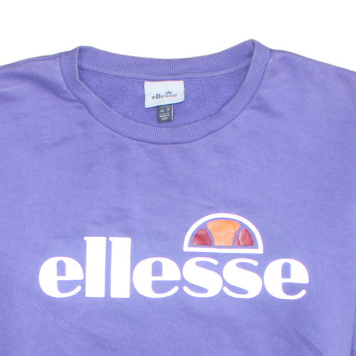 Womens UK Size 8 ellesse Purple Pullover Sweatshirt