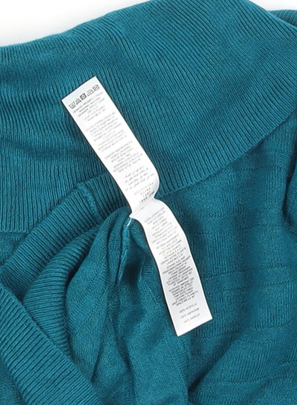 Debenhams Women’s Green Cowl Neck Long Sleeve Knit Jumper Size 10