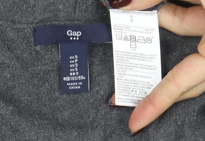 GAP Womens Grey Long Sleeve Cardigan Knit S UK10